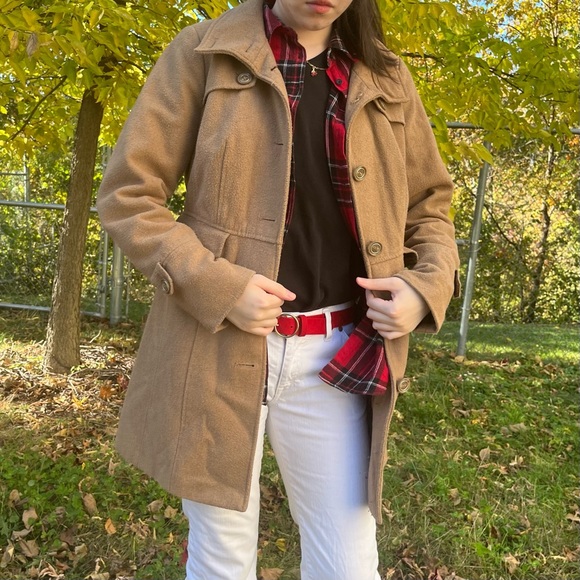 Caramel Brown Trench Coat - Picture 4 of 4